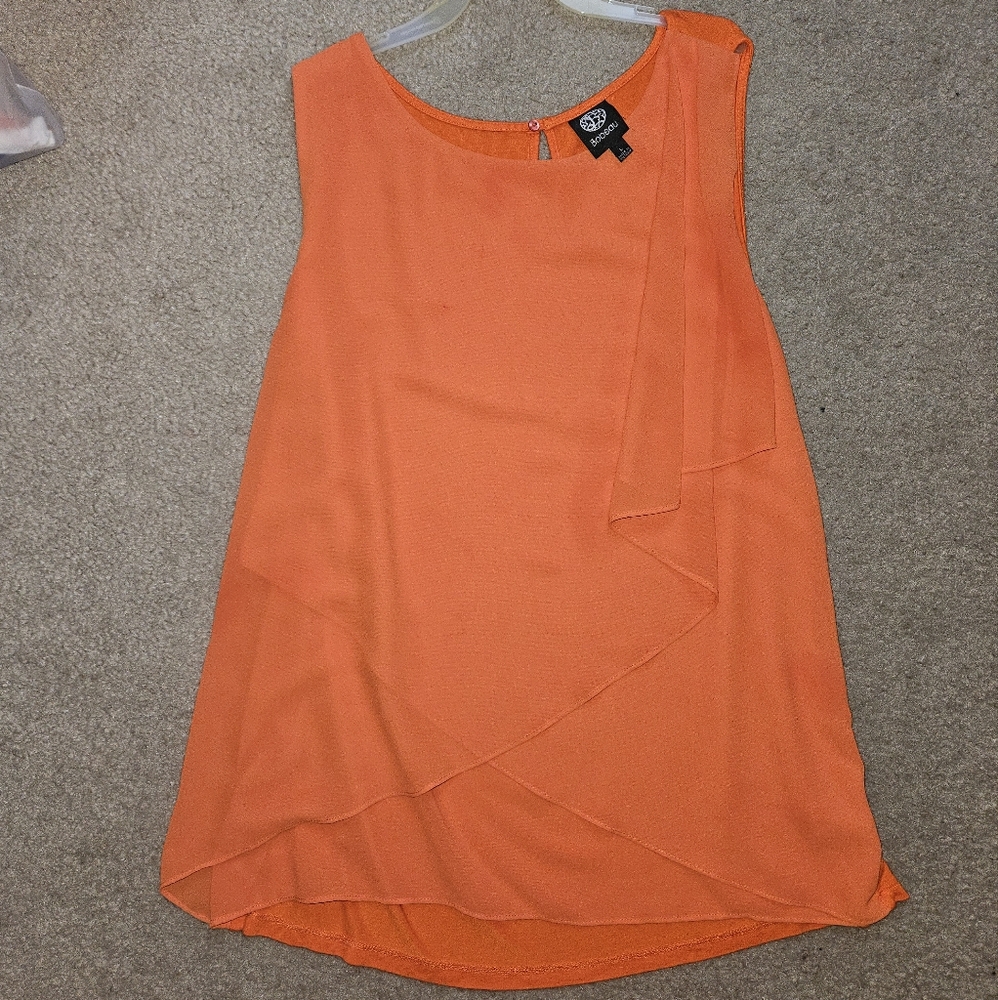 sheer front top